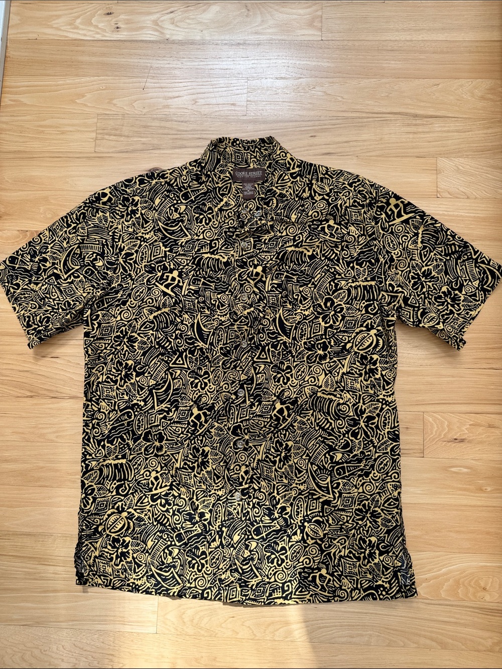 Cooke Street Men’s 100% cotton Hawaii style shirt M EUC